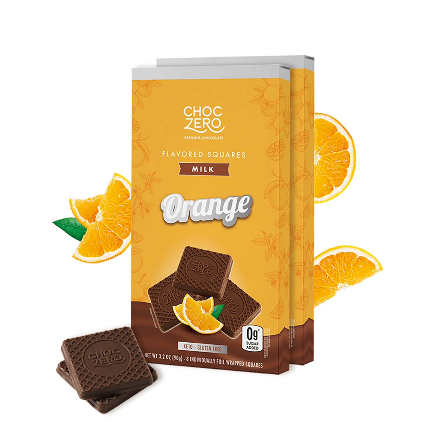 Milk Chocolate Orange Squares