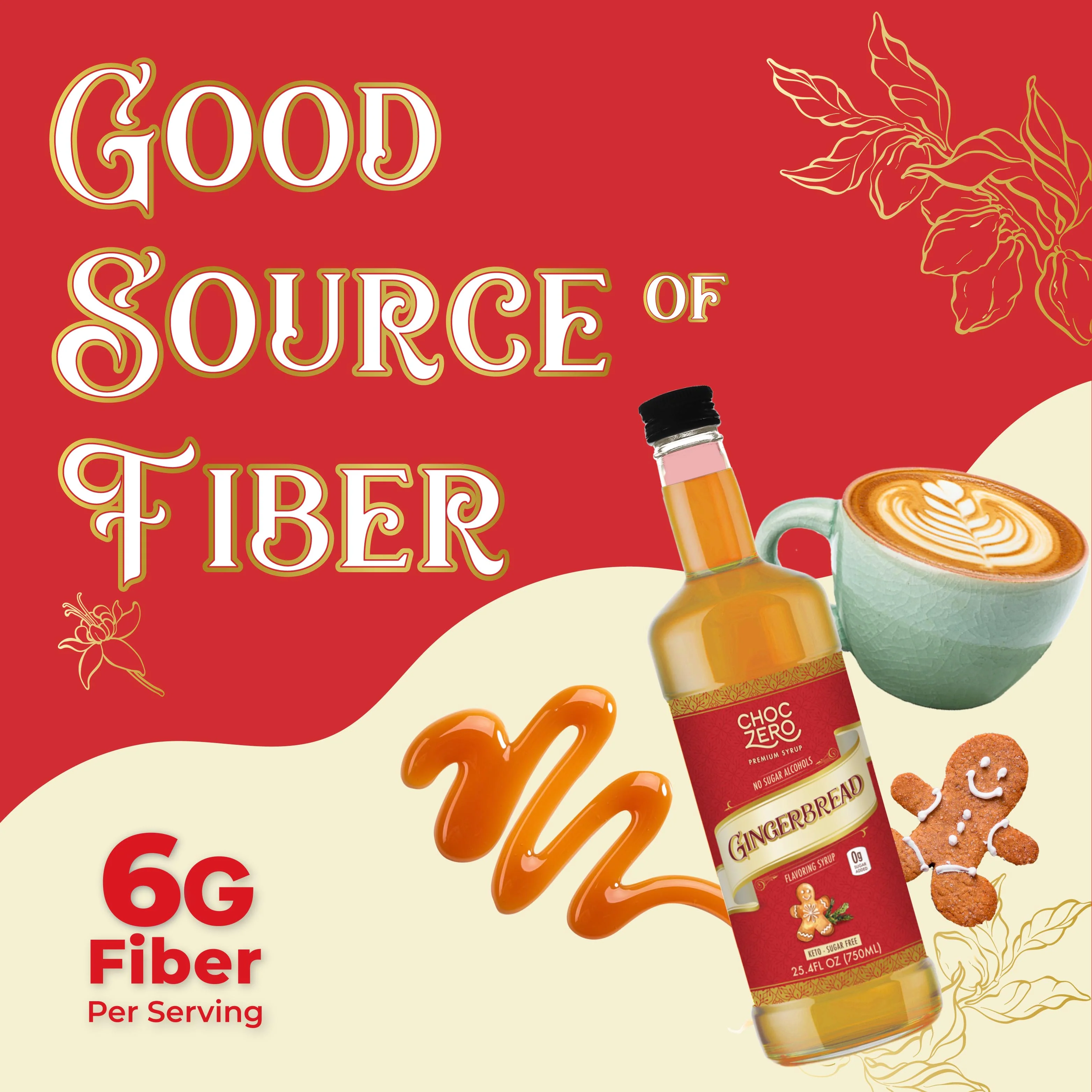Sugar Free Gingerbread Coffee Syrup - Image 5