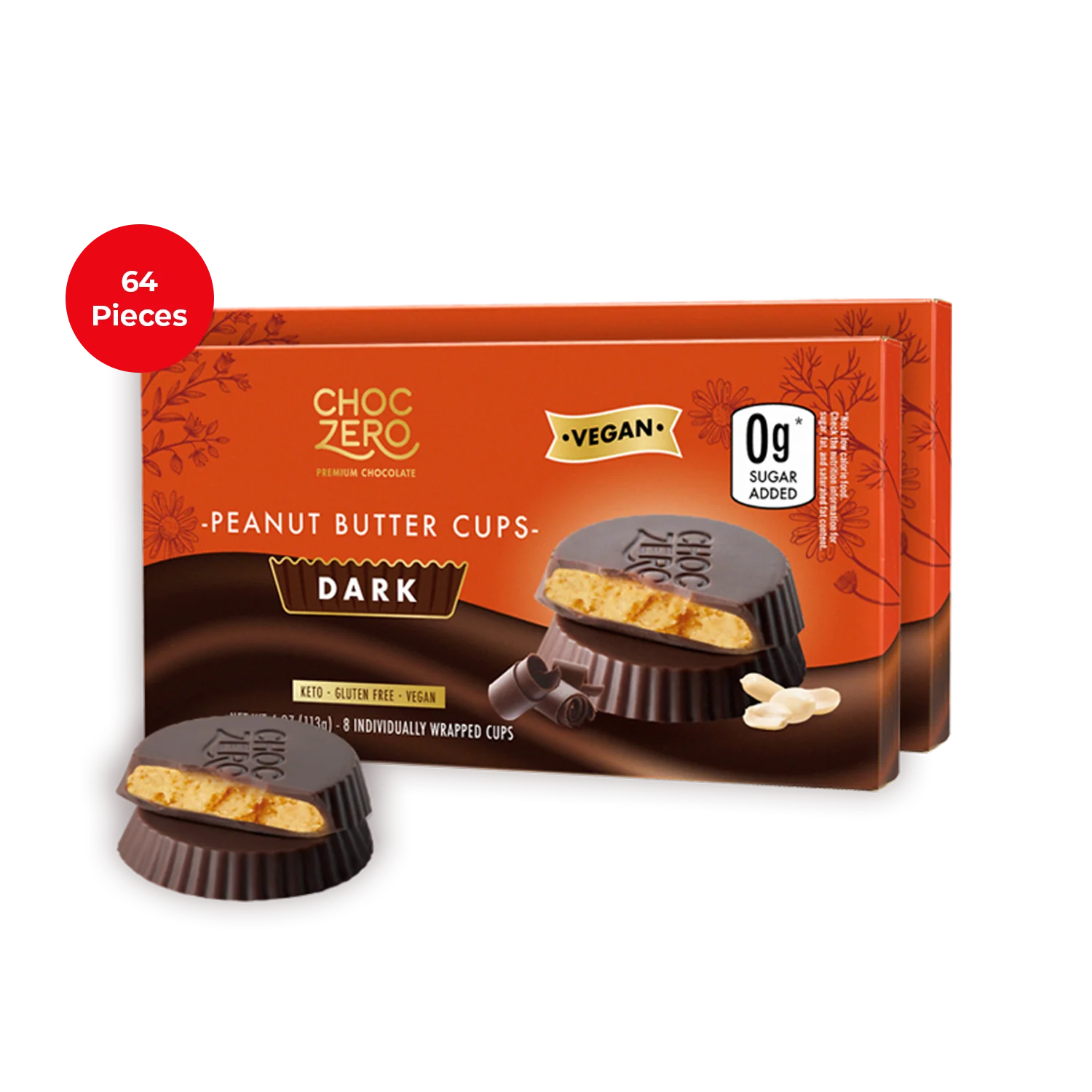 Dark Chocolate Vegan Peanut Butter Cups - Image 6