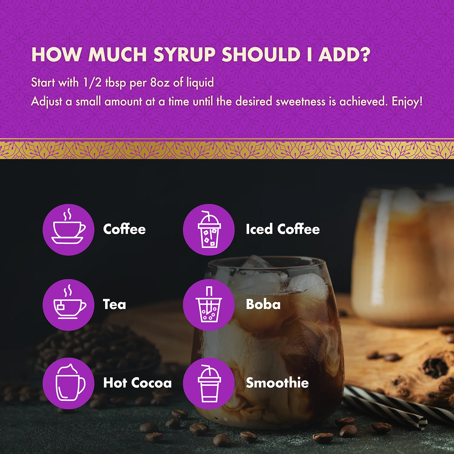 Sugar Free Lavender Coffee Syrup - Image 4