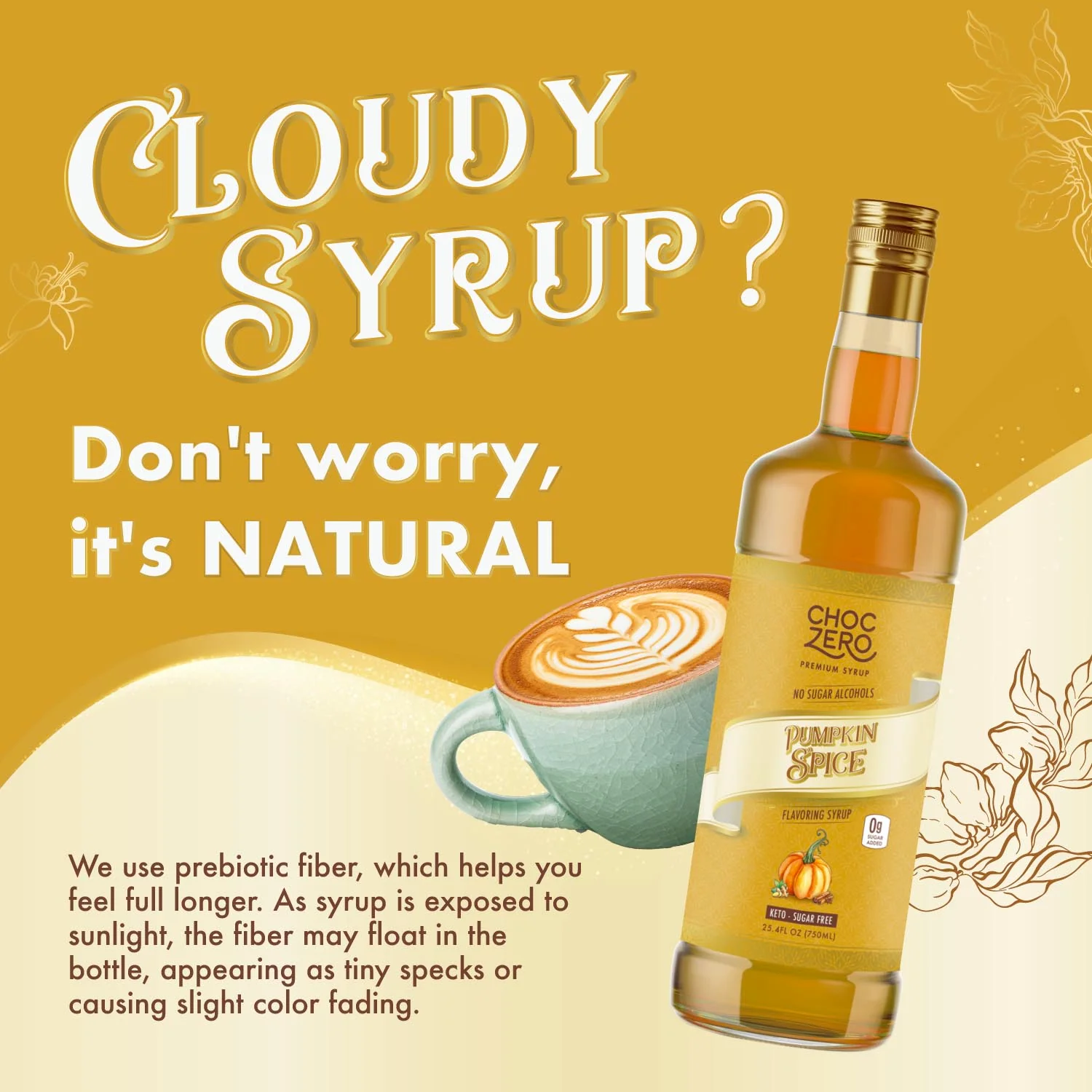 Sugar Free Pumpkin Spice Coffee Syrup - Image 4