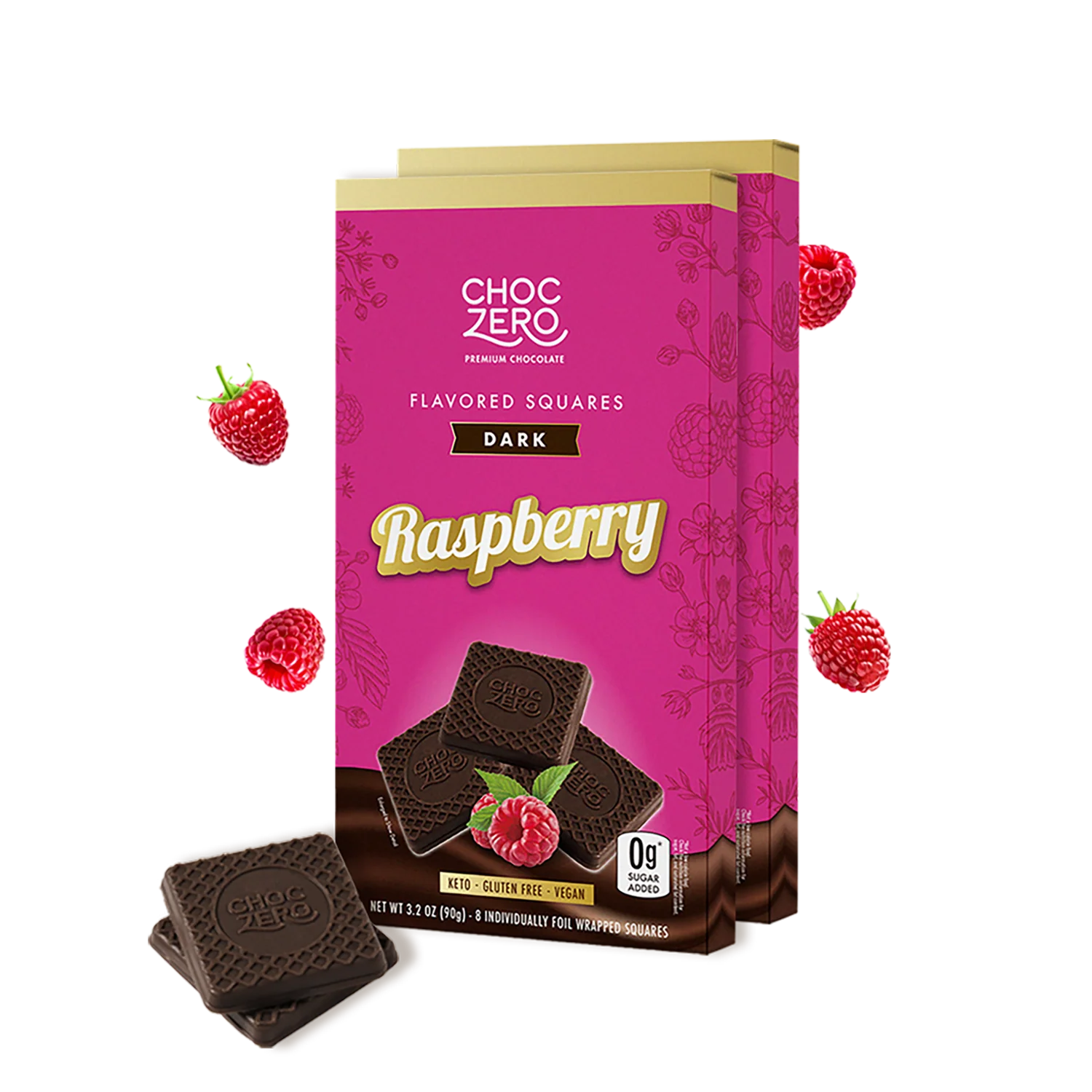 Dark Chocolate Raspberry Squares